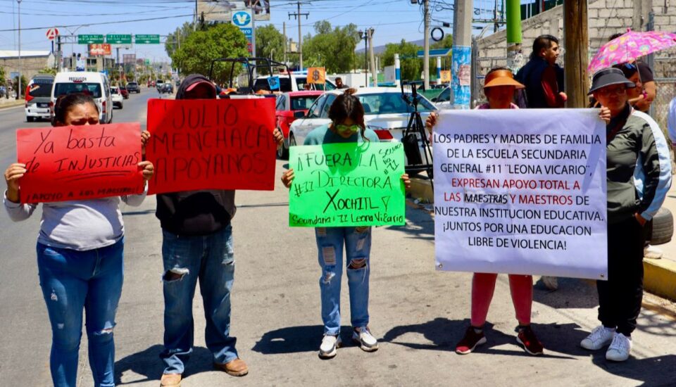 Pachuca Protestan en la Supervía Colosio piden destitución de