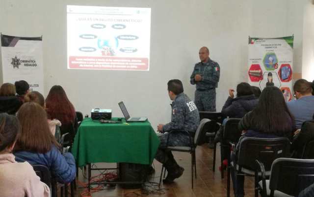 PREVENCIÓN Empleados del DIF Hidalgo reciben plática de la Policía Cibernética