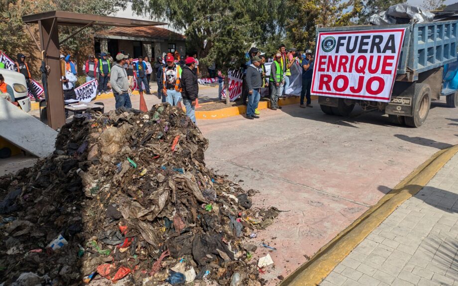 Tensión por El Huixmí deja sin recolección de basura a Mineral de la Reforma